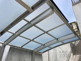 YKKAPのサイクルポート アリュースミニ 積雪〜20cm対応 施工例