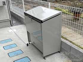 のゴミステーション クリーンストッカー CKE-1005M型 （容量400L） 施工例