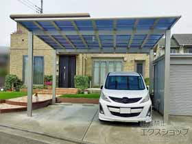 のカーポート エフルージュ ツイン FIRST 積雪〜20cm対応 施工例