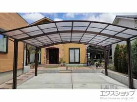 YKKAPのカーポート アリュース ツイン　積雪～20cm対応 施工例