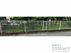のフェンス・柵 イーネットフェンス 3F型 自由柱施工 施工例