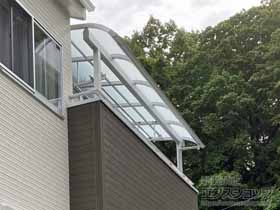 のバルコニー・ベランダ屋根 ソラリア R型 屋根タイプ 単体 積雪〜20cm対応 施工例