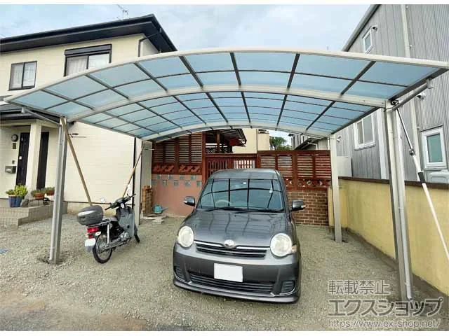 YKKAPのカーポート アリュース ツイン　積雪～20cm対応 施工例