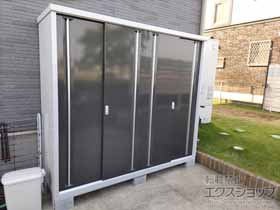 の物置・屋外倉庫 シンプリー 一般型 2160×615×1903 MJX-216E-P-EB 施工例