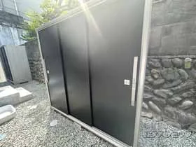 ヨドコウの物置 エスモ 一般型 2100×774×1913(ESF-2107A) ESF-2107A-WE 施工例