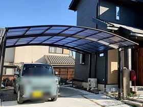 のカーポート アリュース ツイン　積雪〜20cm対応 施工例