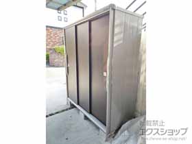 の物置・屋外倉庫 エスモ 一般型 1650×774×1913 ESF-1607A-WC 施工例