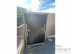 の物置・屋外倉庫 エスモ 一般型 1065×774×1613（ESF-1007D） ESF-1007D-WE 施工例