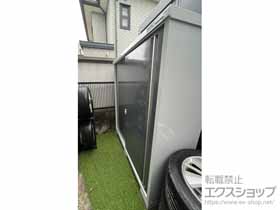 の物置・屋外倉庫 シンプリー 一般型 1740×615×1903 MJX-176E-P-CG 施工例