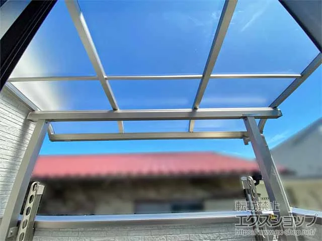 Value Selectのバルコニー屋根 プレシオステラスII R型 屋根タイプ 単体 積雪～20cm対応 施工例