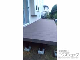 のウッドデッキ リウッドデッキ 200＋リウッドステップ5型　Hタイプ（3段） 施工例