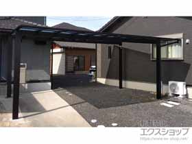 のカーポート エフルージュ ツイン FIRST 積雪〜20cm対応 施工例