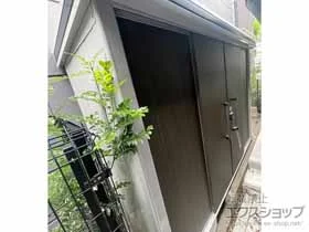 ヨドコウの物置 エルモ 一般型 2920×820×2125 LMD-2908-DW 施工例