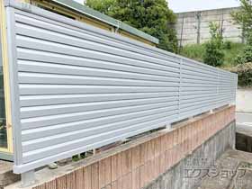 のフェンス・柵 ミエーネフェンス 目隠しルーバータイプ 施工例
