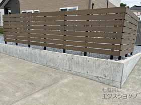 のフェンス・柵 プラド/rich(リッチ）フェンス 隙間20mm H1400 施工例