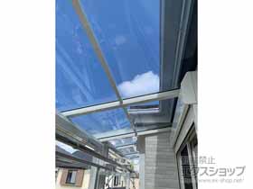 のバルコニー・ベランダ屋根 ソラリア F型 屋根タイプ 単体 積雪〜20cm対応 施工例