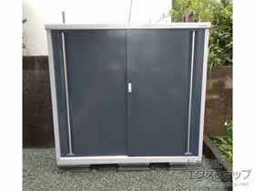 イナバの物置 シンプリー 一般型 1740×615×1603 MJX-176D-P-CG 施工例