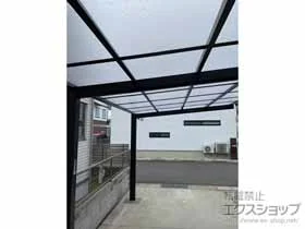 YKKAPのカーポート エフルージュ FIRST 延長 積雪〜20cm対応 施工例