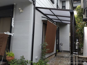 のテラス屋根 ソラリア F型 テラスタイプ 単体 積雪〜20cm対応 施工例