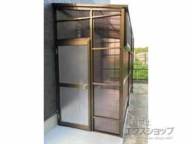 のストックヤード オイトック 波板囲い 片ドアタイプ 単体 積雪〜20ｃｍ対応 施工例