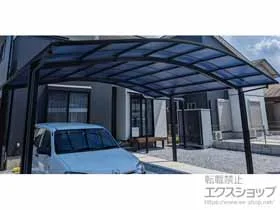 YKKAPのカーポート アリュース ツイン　積雪～20cm対応 施工例