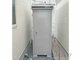 の物置・屋外倉庫 エルモ 一般・積雪共用型 820×1520×2120（LMD-0815） LMD-0815-CB 施工例