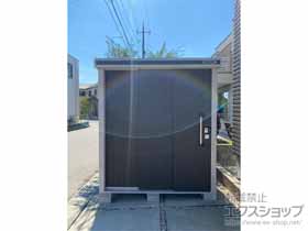 の物置・屋外倉庫 エルモ 積雪型 1870×1520×2120 LMDS-1815-DW 施工例