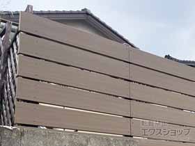 のフェンス・柵 プラド/richフェンス ジョイントあり仕様 高尺タイプ 4段 隙間15mm 施工例