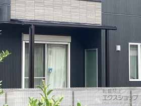のテラス屋根 ソラリア F型 テラスタイプ 単体 積雪〜20cm対応 施工例