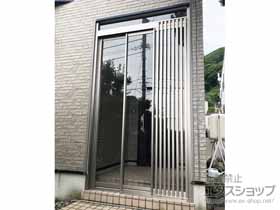 の風除室 ツインガードIII Lタイプ ランマ付 屋根なし（北海道仕様） 施工例