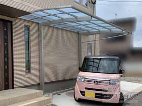 のカーポート アリュースRE 前下がり 積雪〜20cm対応 施工例