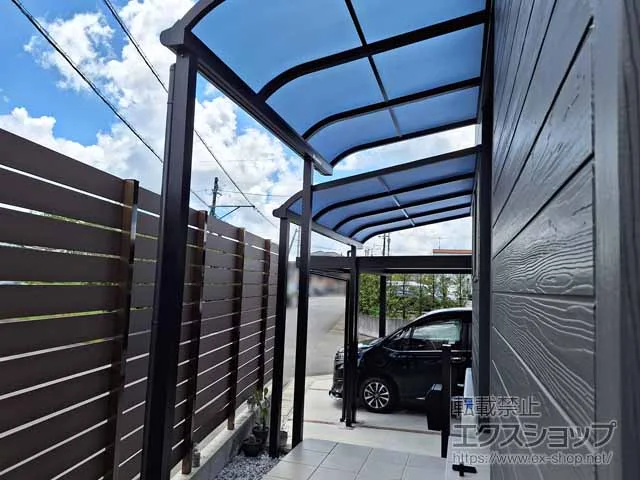YKKAPのテラス屋根 ソラリア R型 テラスタイプ 単体 積雪～20cm対応 施工例
