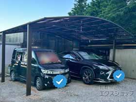のカーポート アリュース ツイン　積雪〜20cm対応 施工例