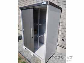 の物置・屋外倉庫 クール 一般型 1500×900×1947 EC-1590-GK 施工例