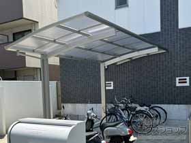 のサイクルポート・駐輪場 アリュースミニ 積雪〜20cm対応 施工例
