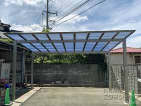 のカーポート ソリッドポート ワイド 積雪〜20cm対応 施工例