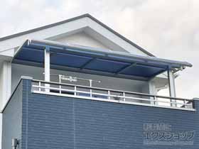 のバルコニー・ベランダ屋根 プレシオステラスII R型 屋根タイプ 単体 積雪〜20cm対応 施工例