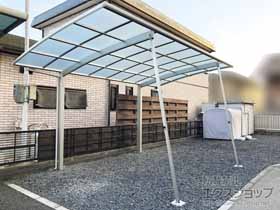のカーポート アリュース　積雪〜20cm対応＋アリュース用着脱式サポート柱 施工例