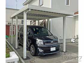 のカーポート ジーポートPro 積雪150cm対応 6本柱 施工例