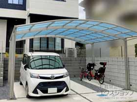 のカーポート アリュース ツイン　積雪〜20cm対応 施工例