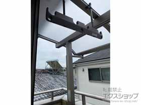 のバルコニー・ベランダ屋根 スピーネ R型 屋根タイプ 単体 積雪〜20cm対応＋吊り下げ物干しAセット 施工例