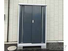 の物置・屋外倉庫 シンプリー 一般型 1100×515×1603 MJX-115D-CG 施工例
