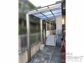 のサイクルポート・駐輪場 ネスカFミニ (フラットスタイル) 積雪〜20cm対応 施工例