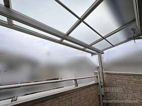 のバルコニー・ベランダ屋根 ソラリア F型 屋根タイプ 単体 積雪〜20cm対応 施工例