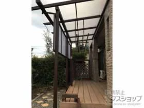 YKKAP�̃e���X���� �T�U���e���X (�p�[�S���d�l) �e���X�^�C�v �P�́@�ϐ�`20cm�Ή�+�݂艺�����Œ蕨����+�O�ʃp�l�� �{�H��