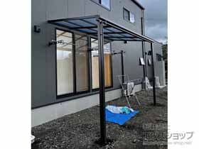 のテラス屋根 ソラリア F型 テラスタイプ 単体 積雪〜20cm対応 施工例