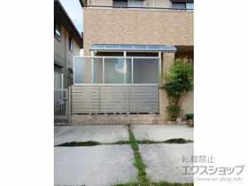 YKKAPのテラス屋根 ソラリア R型 テラスタイプ 単体 積雪～20cm対応 施工例