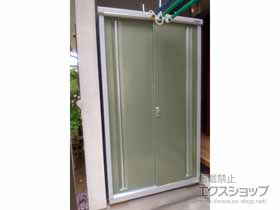 の物置・屋外倉庫 シンプリー 一般型 1100×905×1903（MJX-119E） MJX-119E-JG 施工例