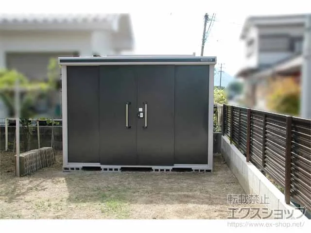 ヨドコウの物置・収納・屋外倉庫 エルモ 一般型 2920×1870×2119 LMD-2918-SM 施工例