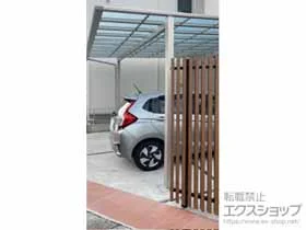 YKKAPのカーポート エフルージュ ツイン FIRST 積雪～20cm対応 施工例
